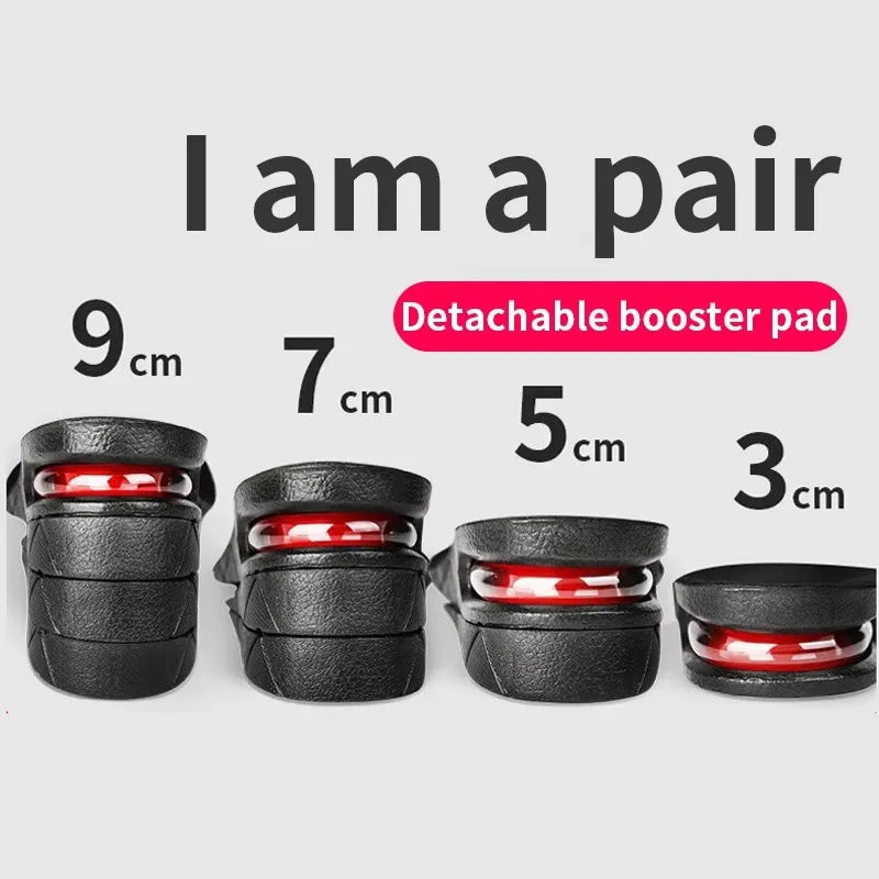 Adjustable Height Increase Insoles – 3–9cm Air Cushion Elevator Shoe Inserts for Men & Women