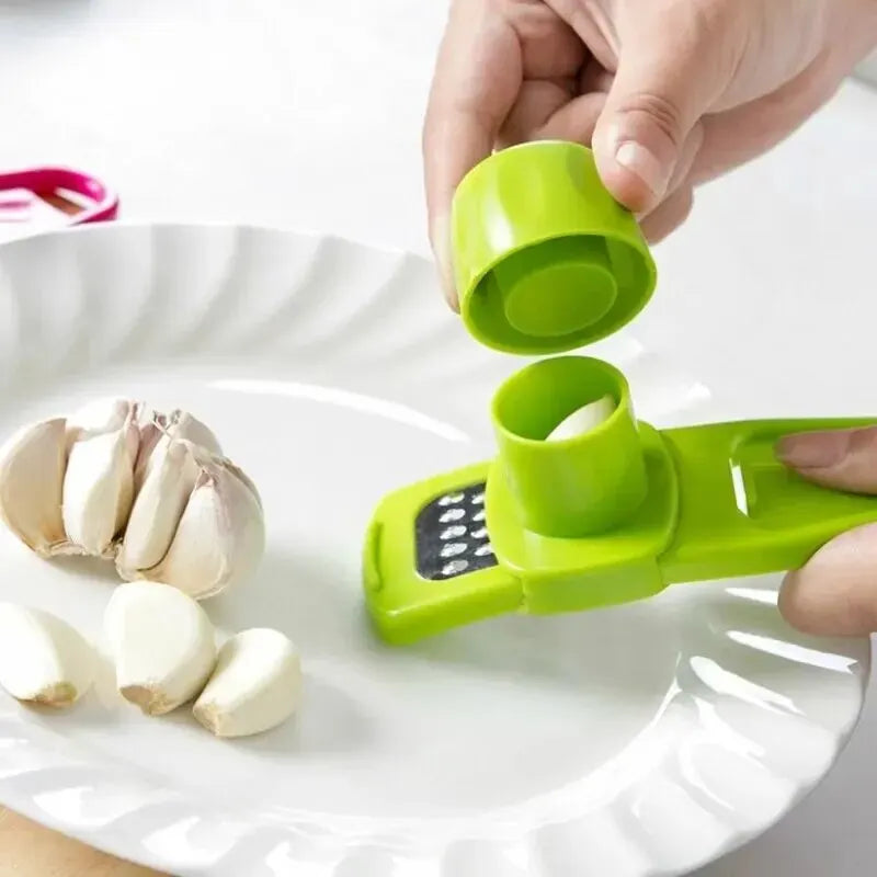 Mini Manual Garlic Grinder โ Compact Handheld Garlic Press & Masher for Effortless Food Prep