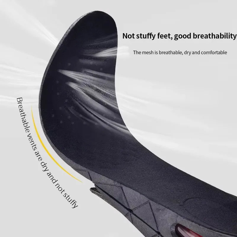 Adjustable Height Increase Insoles – 3–9cm Air Cushion Elevator Shoe Inserts for Men & Women