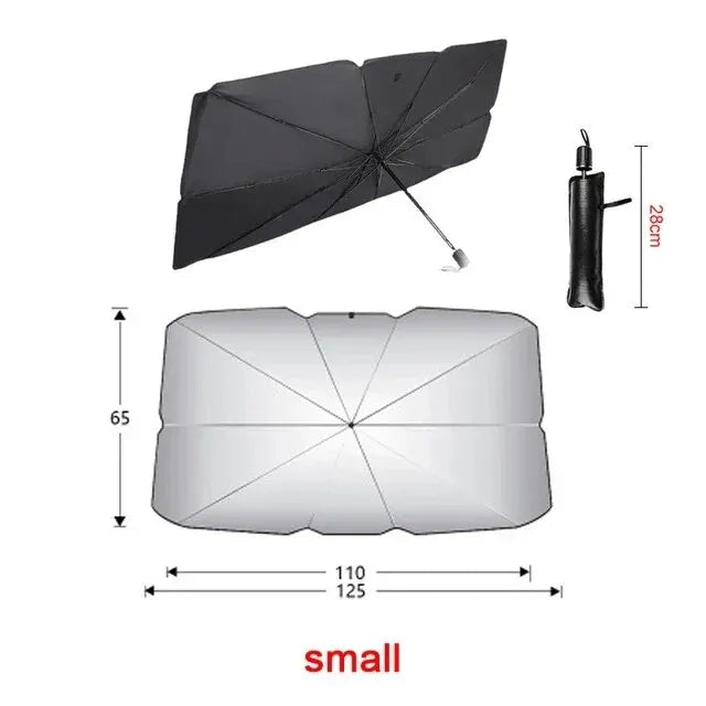 Foldable Car Windshield Sunshade Umbrella – UV & Heat Protection