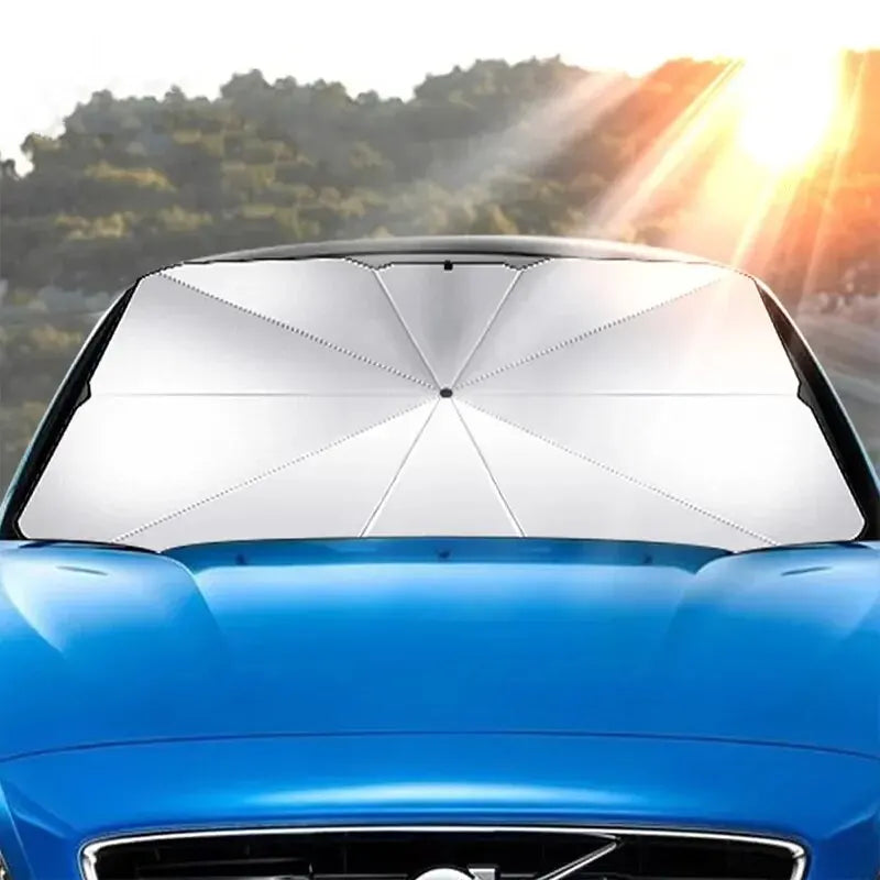 Foldable Car Windshield Sunshade Umbrella – UV & Heat Protection
