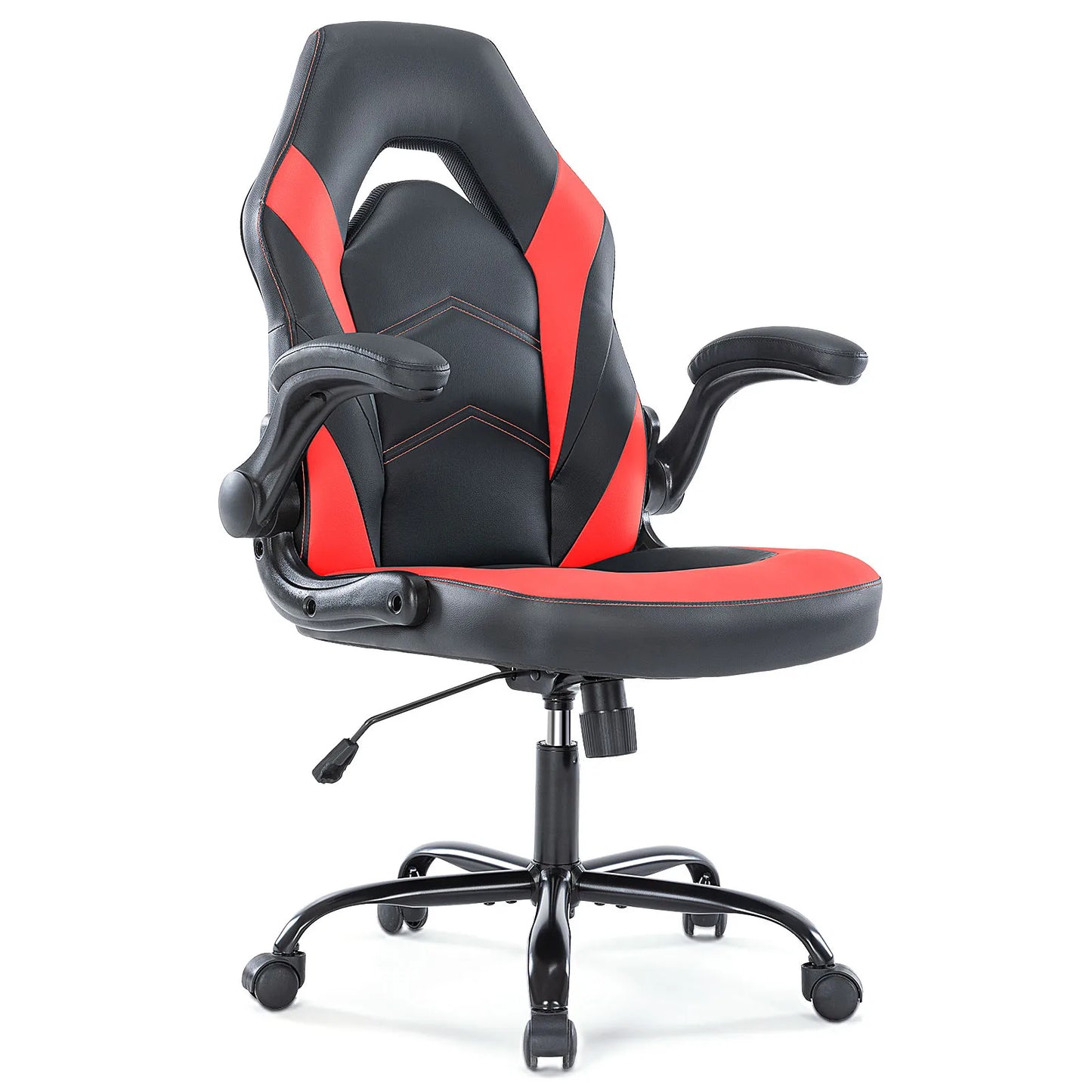 JHK Ergonomic Gaming & Office Chair – Adjustable PU Leather Racing Seat with Flip-Up Armrests | Ideal for Home, Work & Christmas Gift
