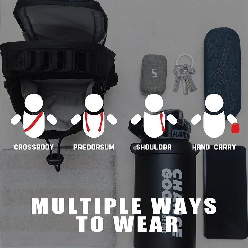 Magnetic Gym Bag – Large Capacity Sports Organizer with Phone Pocket & Water Bottle Holder | Portable Fitness Accessory
