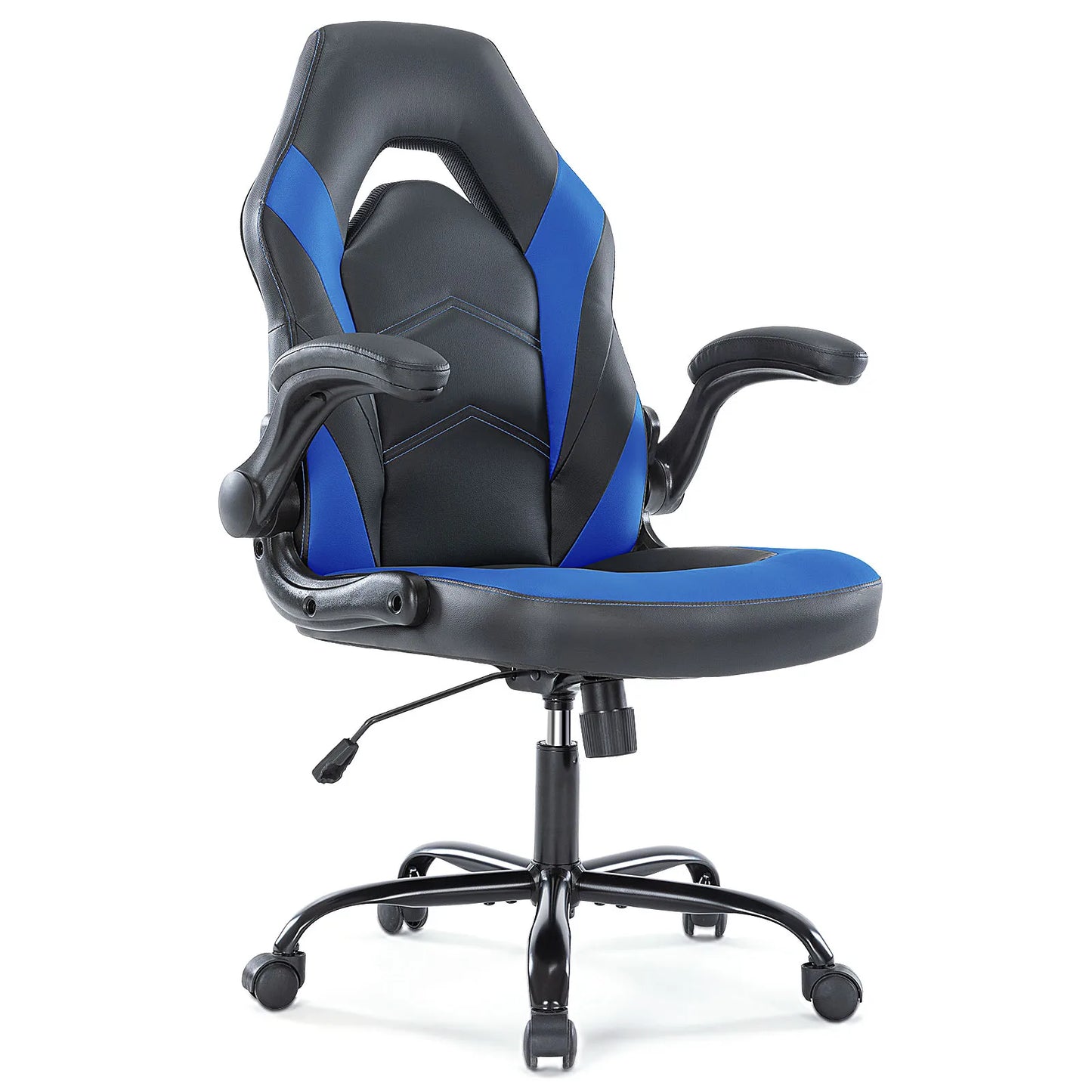 JHK Ergonomic Gaming & Office Chair – Adjustable PU Leather Racing Seat with Flip-Up Armrests | Ideal for Home, Work & Christmas Gift
