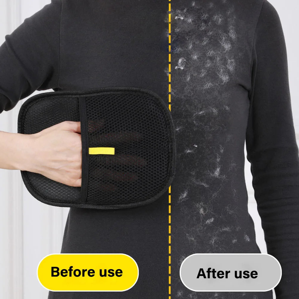Pet Grooming & Hair Removal Glove – Easily Remove Loose Fur from Pets, Furniture & Clothes