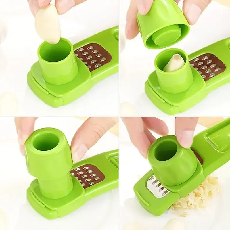 Mini Manual Garlic Grinder – Compact Handheld Garlic Press & Masher for Effortless Food Prep