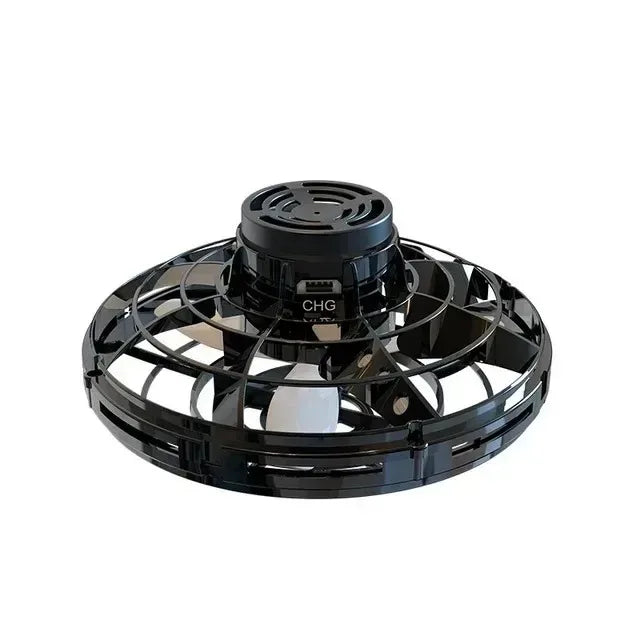 LED Flying Spinner UFO Toy – Rechargeable Mini Drone Hover Ball for Kids & Adults | Hand-Controlled Flying Gyro Aircraft